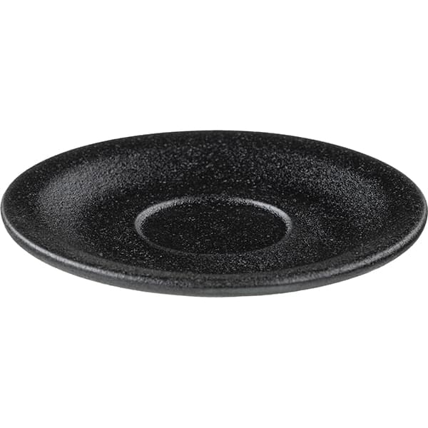 Блюдце «Кунстверк Блэк»;фарфор;D=120/42мм;черный