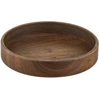Блюдо для подачи;дуб;D=150,H=27мм;болотн.