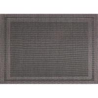 Салфетка сервировочная;поливинилхл.;,L=46,B=33см;серебрист.,черный