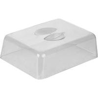 Крышка для подноса;полистирол;,H=65,L=216,B=162мм;прозр.