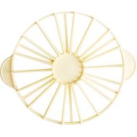 Делитель д/торта 12-18 кусков;пластик;D=270,H=25,L=330мм;желт.