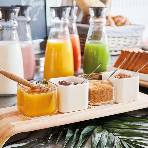 Графин «Флюид» с крышкой;стекло,пластик;1л;D=10,7,H=26,5см