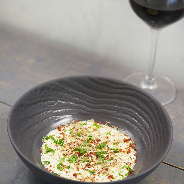 Салатник «Арборесценс»;керамика;0,75л;D=190,H=65мм;черный