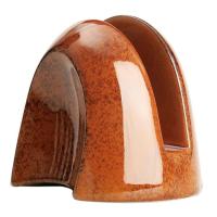 Салфетница «Киото-браун»;керамика;коричнев.