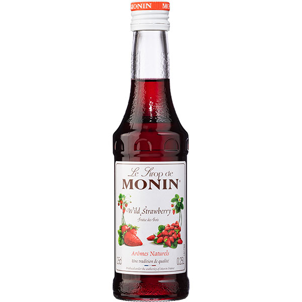 Сироп «Земляника» Monin;стекло;250мл;D=56,1,H=211мм