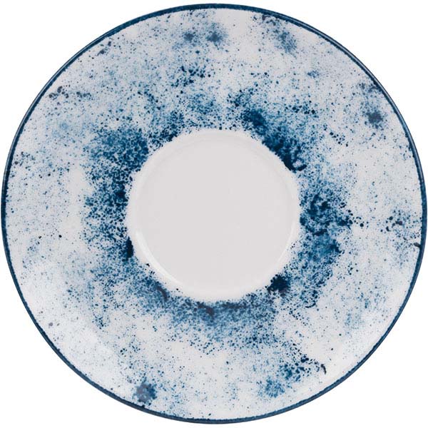 Чашка чайная «Аида»;фарфор;180мл;D=88,H=60мм;белый,синий