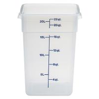 Контейнер для продуктов градуированный;полипроп.;20,8л;,H=40,L=31,B=25,6см;прозр.