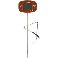 Термометр электронный (от -50°C до +300°C);сталь;,L=130,B=45мм;бордо,стальной