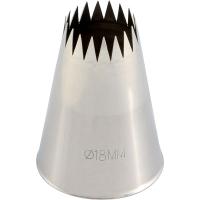 Насадка кондитерская «Открытая звезда»;сталь нерж.;D=35/18,H=50мм