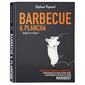 Книга (на французском) «Barbecue et plancha»;бумага;,L=30,B=21,5см;разноцветн.