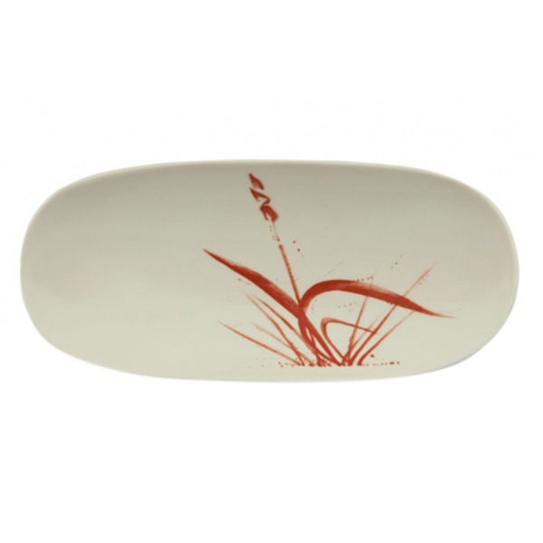 Подставка для полотенец «ошибори»;пластик;,H=20,L=174,B=77мм;белый,красный