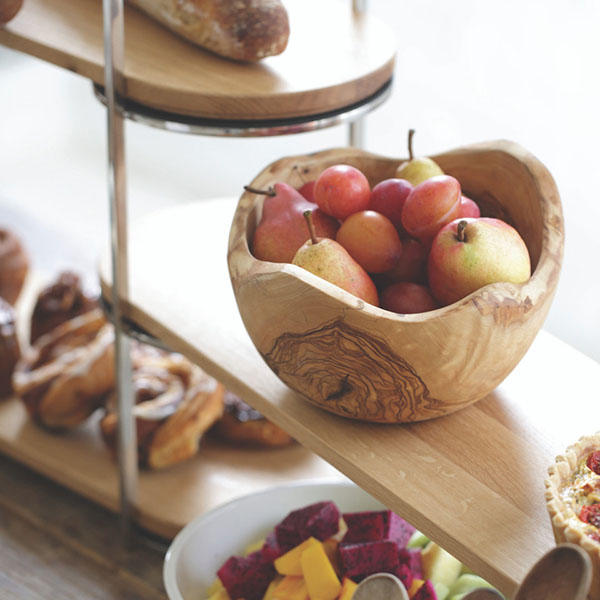 Салатник;дер. олива;D=28,H=18см;св. дерево