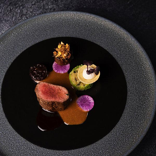 Тарелка «Ро Дизайн Бай Кевала»;керамика;D=28см;черный