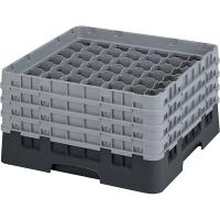Кассета для бокалов 49 ячеек Dmax=62,Hmax=215мм;полипроп.;,H=26,7,L=50,B=50см;серый