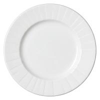 Тарелка «Алина» с широким бортом;фарфор;D=15,7см;белый