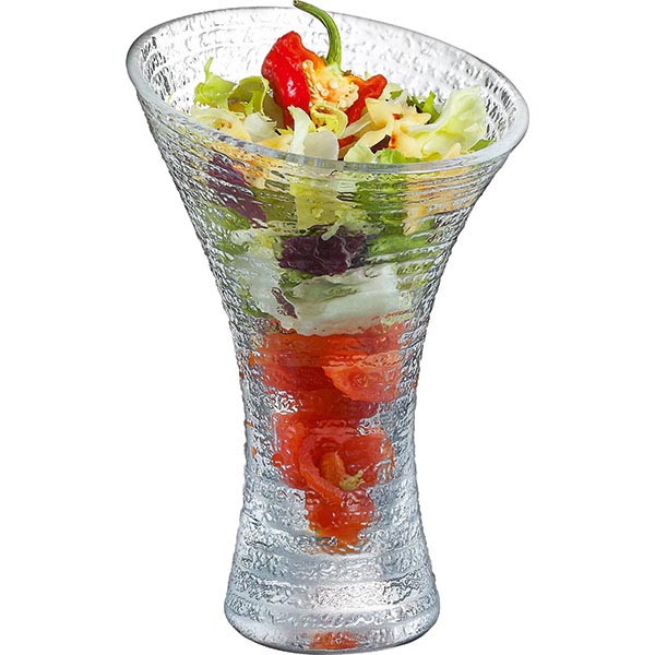 Креманка «Джаззд Фроузен»;стекло;410мл;D=12,7,H=19,8см;матовый