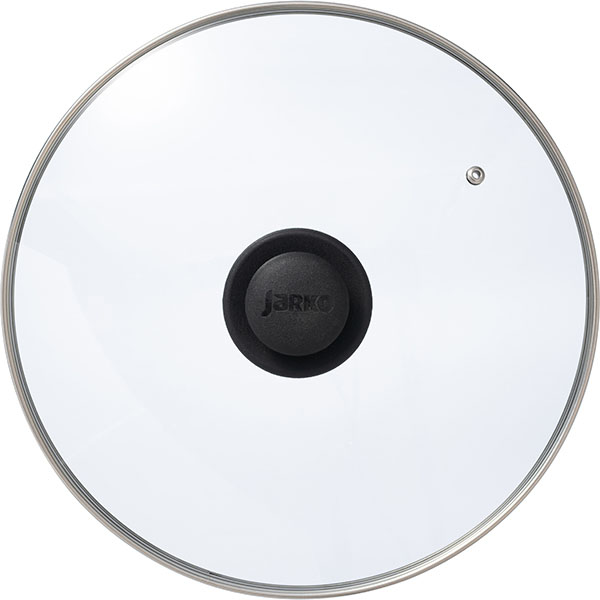 Крышка;стекло,пластик;D=30см;прозр.,черный