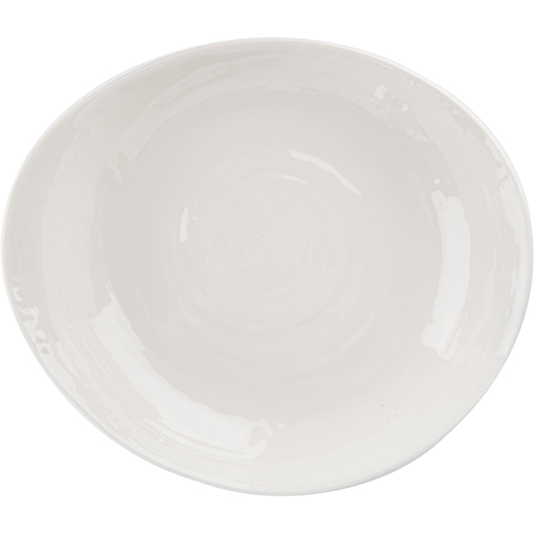 Салатник «Скейп»;фарфор;0,87л;,H=55,L=280,B=245мм;белый