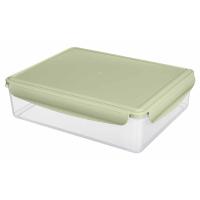 Контейнер для продуктов «Смарт Лок» с крышкой для СВЧ;полипроп.;3,7л;,H=82,L=292,B=228мм;прозр.,в ас