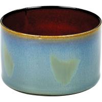 Салатник «Цилиндр»;керамика;175мл;D=75,H=50мм;коричнев.,серый