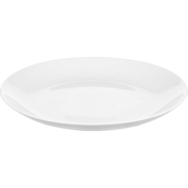 Тарелка «Эволюшнс Гранит» мелкая;стекло;D=19см;серый