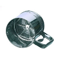 Сито-дозатор для муки;сталь нерж.;1,1л;D=12,3,H=13см;серебрист.