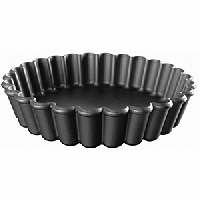 Форма кондитерская рифленая «Экзогласс»[12шт];пластик;D=10,H=2см