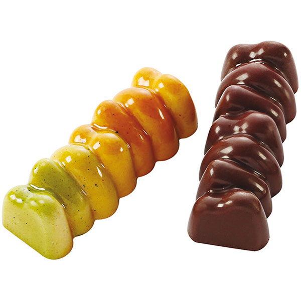 Форма для шоколада «Батончик фигурный»[14шт];пластик;,H=20,L=275/70,B=25мм