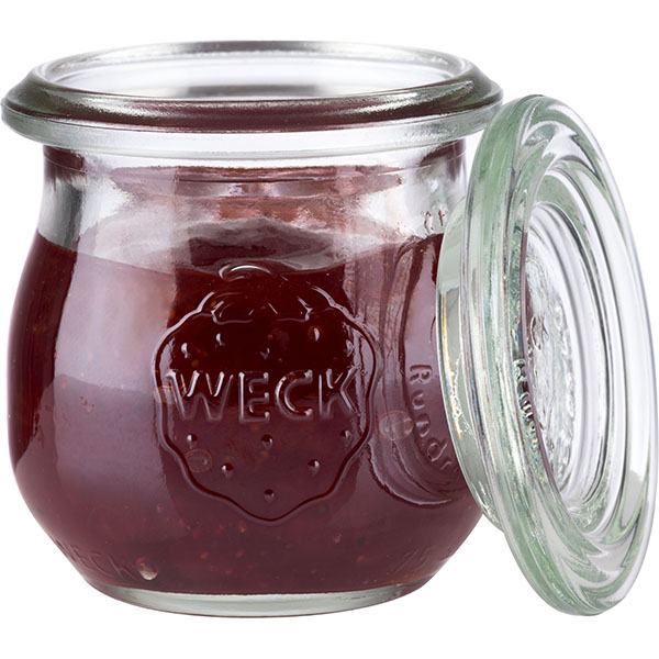 Банка для подачи «Вэк» с крышкой;стекло;75мл;D=55,H=60мм