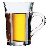 Кружка;стекло;230мл;,H=106,L=115,B=73мм;прозр.