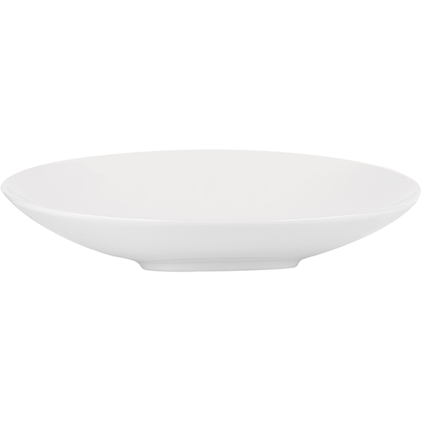 Салатник «Монако Вайт»;фарфор;0,63л;D=300,H=85мм;белый