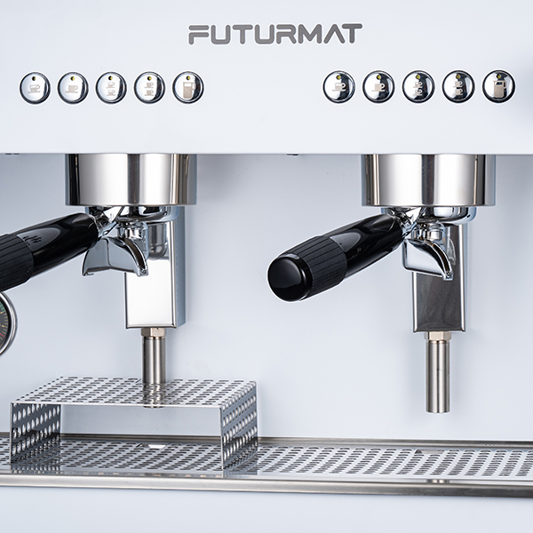 Кофемашина «Futurmat Ottima EVO 2G»;сталь оцинк.;11л;,H=46,L=71,B=52см;2,8Квт;белый