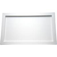 Блюдо сервировочное «Фрэймс» прямоугольное;пластик;,L=32,5,B=26,5см;белый