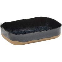 Блюдо «Мерси» глубокое №5;песчаник;,H=5,L=230,B=150мм;синий