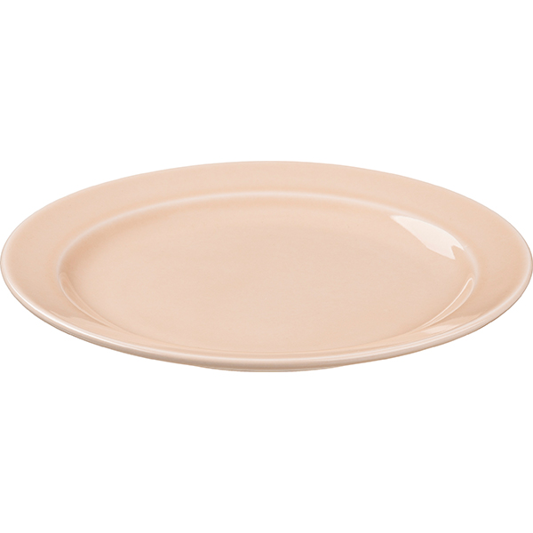 Тарелка «Акварель» Принц мелкая;фарфор;D=20,H=2см;розов.