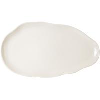 Блюдо «Крим Кайла» овальное;фарфор;,L=27см;белый