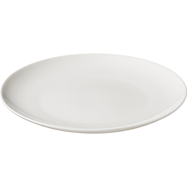 Тарелка «Кунстверк» мелкая без борта;фарфор;D=220,H=23мм;белый