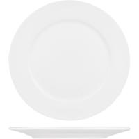 Тарелка «Кунстверк» мелкая;фарфор;D=255,H=25мм;белый