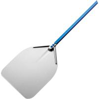 Лопата для пиццы квадратная «Аззурра»;анодир.алюмин.;,L=33/184,B=33см;синий