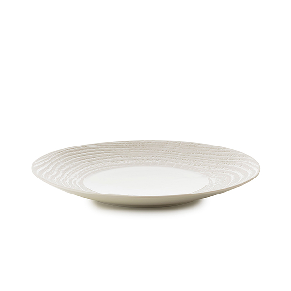 Тарелка «Арборесценс» мелкая;фарфор;D=310,H=35мм;слон.кость
