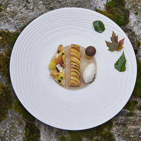 Тарелка «Арборесценс» мелкая;фарфор;D=310,H=35мм;слон.кость