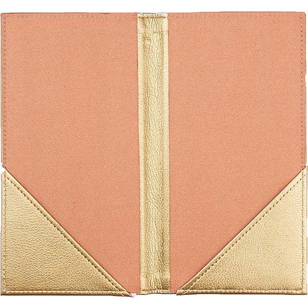 Папка для счетов;кожезам.;,L=22,2,B=12см;золотой