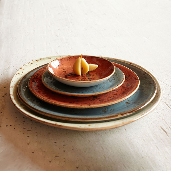 Тарелка пирожковая «Крафт Терракота»;фарфор;D=15,H=2см;терракот