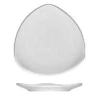 Тарелка «Опшенс» треугольная;фарфор;,L=11,B=11см;белый