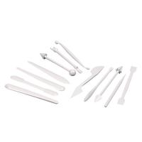 Набор ножей для марципана[12шт];пластик;,H=20,L=190,B=65мм;белый