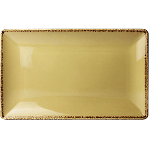 Блюдо «Террамеза Вит» прямоугольное;фарфор;,L=27,B=16,5см;бежев.