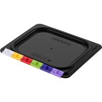 Крышка для гастроемкости GN 1/6;полипроп.;,L=17,6,B=16,2см;черный