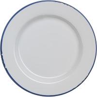 Тарелка «Эйвбери блю» мелкая;керамика;D=200,H=22мм;белый,синий