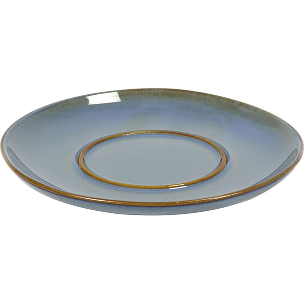 Блюдце;керамика;D=135/60,H=12мм;голуб.