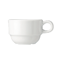 Чашка кофейная «Акапулько»;фарфор;80мл;D=62,H=45,B=87мм;белый